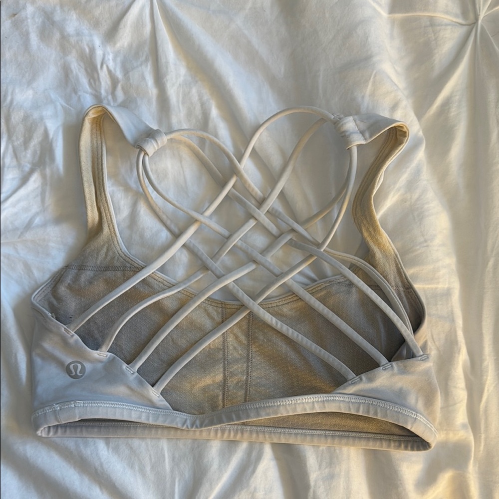 lululemon athletica White Sports Bra